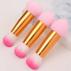 3pcs Foundation Blending Face Brushes With Two Heads Professional Soft Makeup Sponge Fluffy Blusher Brush