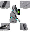 Varlivoo Fashion Men Sling Bag Chest Bag Shoulder Bags Crossbody Bag Daypack Travel Hiking Waterproof Polyester Sling Backpack