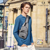Varlivoo Fashion Men Sling Bag Chest Bag Shoulder Bags Crossbody Bag Daypack Travel Hiking Waterproof Polyester Sling Backpack