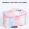 Ombre Heart Pattern Makeup Bag Travel Cosmetic Bag