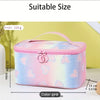 Ombre Heart Pattern Makeup Bag Travel Cosmetic Bag