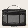 Large-Capacity Portable Lightweight Transparent Cosmetic Bag With Zipper