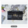 Large-Capacity Portable Lightweight Transparent Cosmetic Bag With Zipper