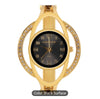 Women's Fashion Bracelet Steel Golden Quartz Watch