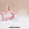 Portable Waterproof, Large Capacity Clear Makeup, Travel & Storage Bag