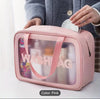 Portable Waterproof, Large Capacity Clear Makeup, Travel & Storage Bag