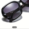 Rhinestone Oversized Polarized Trendy Gradient Lens Women's Sunglasses